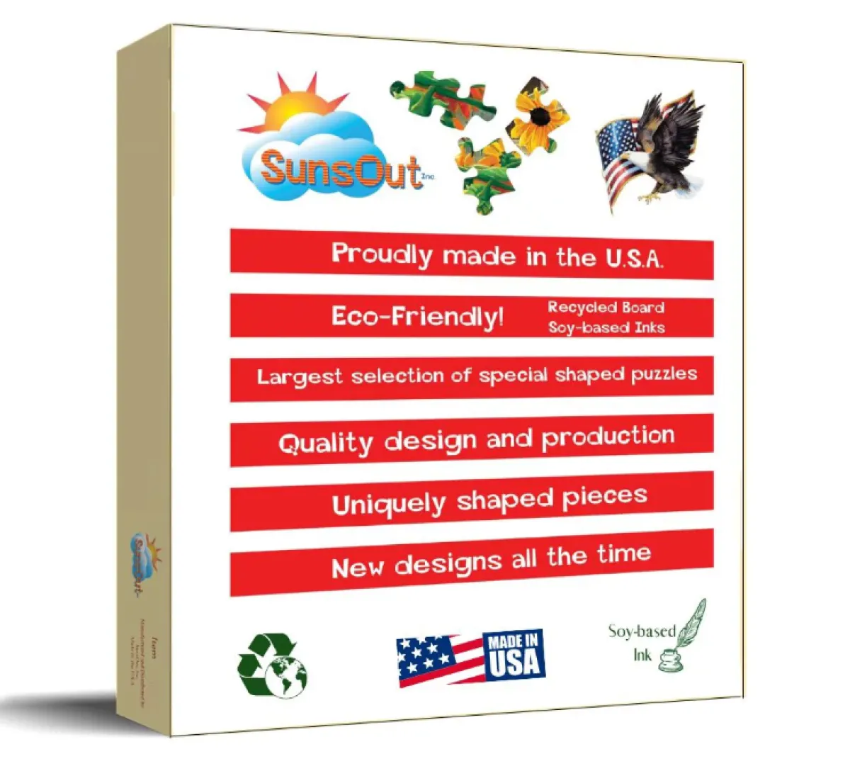 SUNSOUT Speciale Vorm|Dieren<Kerstversiering Katten - legpuzzel van 750 stukjes