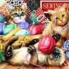 SUNSOUT Dieren|500-999<Kitties Fun Time - legpuzzel van 500 XXL stukjes