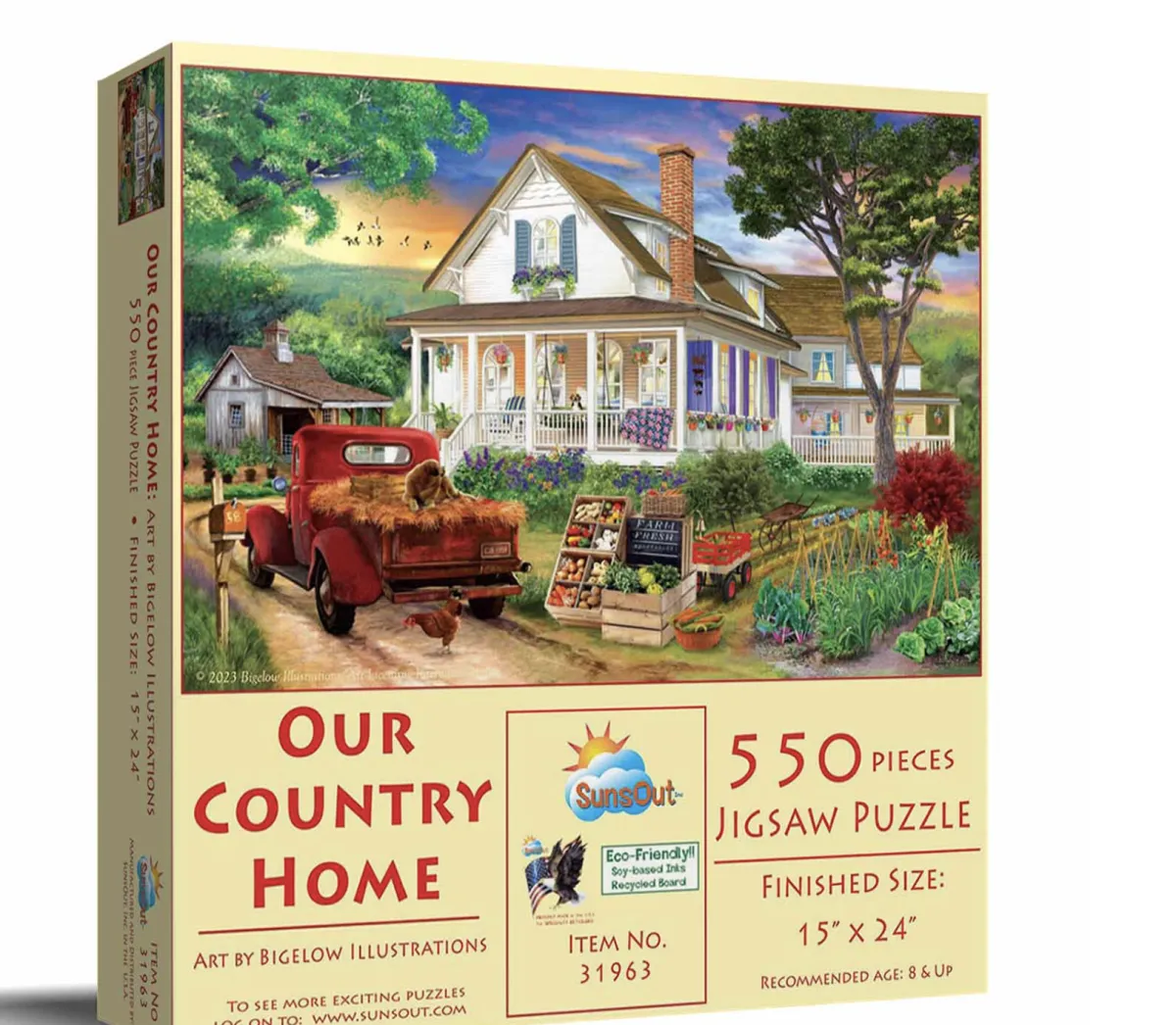 SUNSOUT Dieren|500-999<Our Country Home - legpuzzel van 550 stukjes