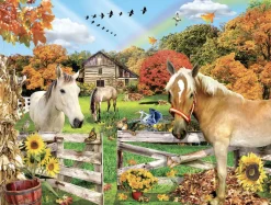 SUNSOUT Dieren|500-999<Out in the Pasture - legpuzzel van 500 XXL stukjes