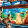 SUNSOUT Tekening|Dieren<Window Shopping - legpuzzel van 300 XXL stukjes