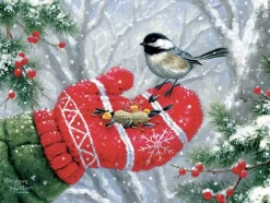 SUNSOUT Dieren|100-499<Winter Encounter - legpuzzel van 300 XXL stukjes
