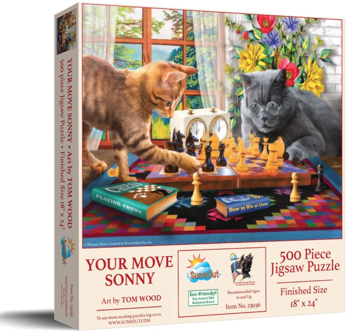SUNSOUT Dieren|500-999<Your Move Sonny - legpuzzel van 500 XXL stukjes