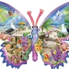 SUNSOUT Speciale Vorm|Dieren<Zomervlinder - legpuzzel van 1000 stukjes
