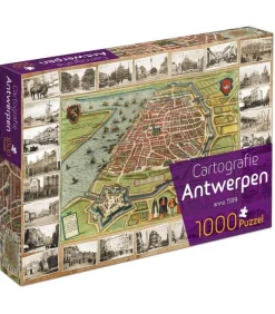 Tucker's Fun Factory Steden En Gebouwen|Astrologie & Wereldkaarten<Cartografie Antwerpen anno 1599 - 1000 stukjes