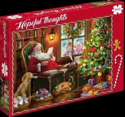 Tucker's Fun Factory Tekening|1000-1499<Hopeful Thoughts - Kerstpuzzel - 1000 stukjes